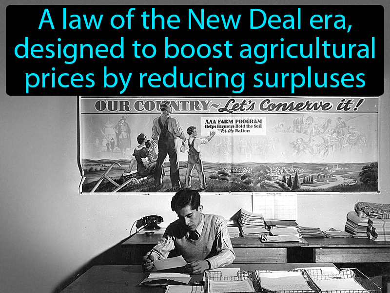 Agricultural Adjustment Act Definition with no text