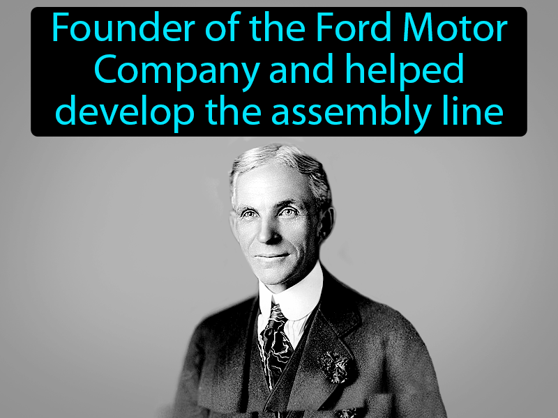 Henry Ford Definition with no text