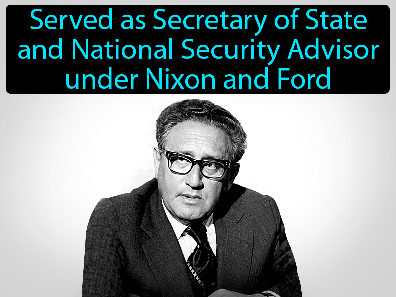 Henry Kissinger Definition with no text