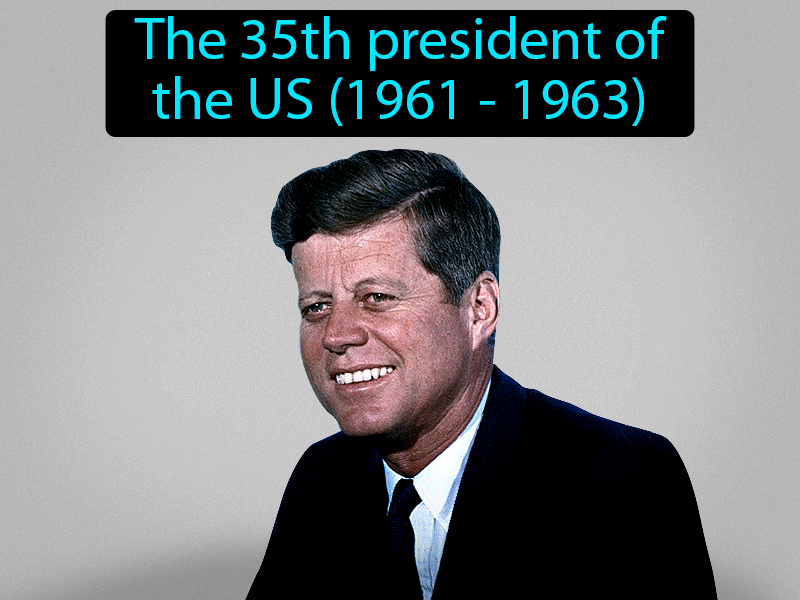John F Kennedy Definition with no text