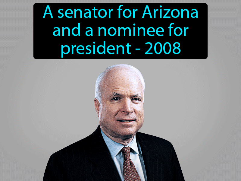 John McCain Definition with no text