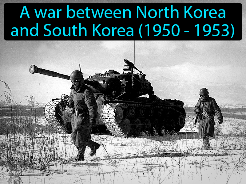 Korean War Definition with no text