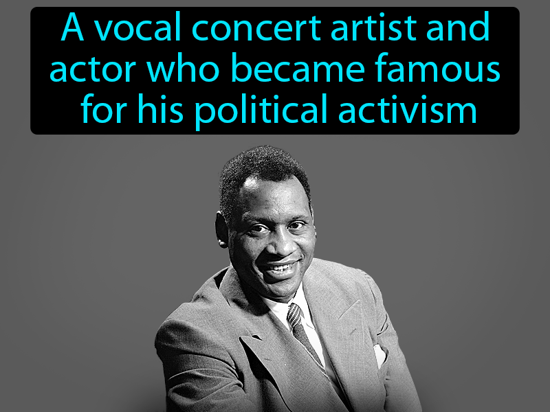 Paul Robeson Definition with no text