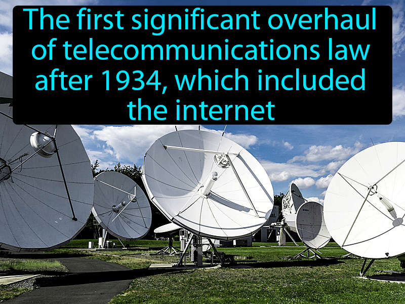 Telecommunications Act Of 1996 Definition with no text