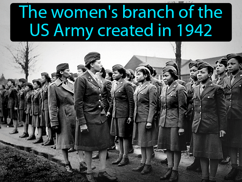 Womens Army Corps Definition with no text