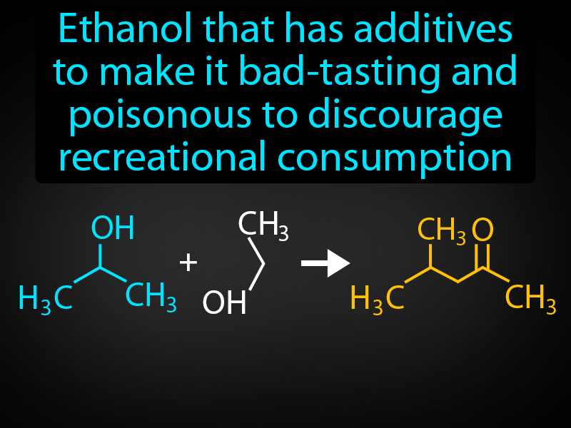 Denatured Alcohol Definition with no text