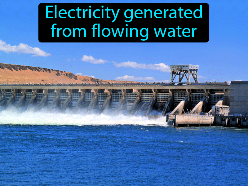 Hydroelectric Energy Definition with no text