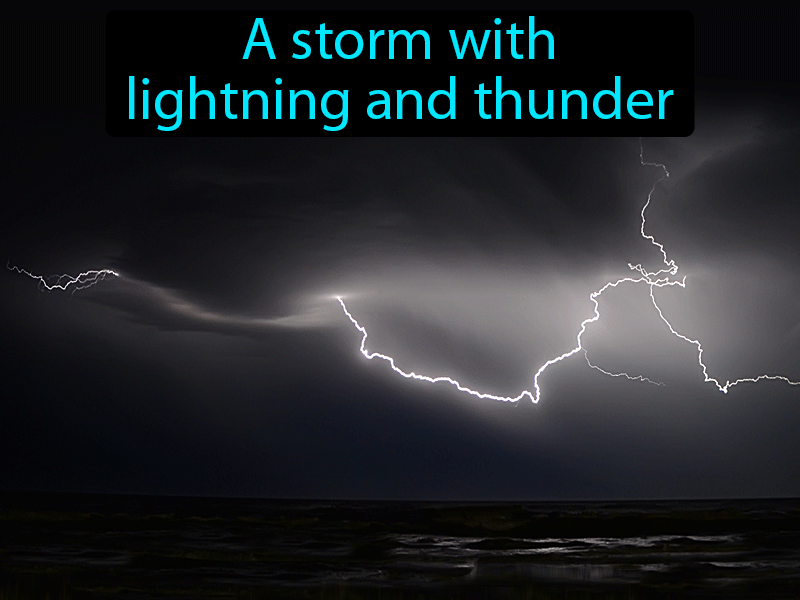 Thunderstorm Definition with no text