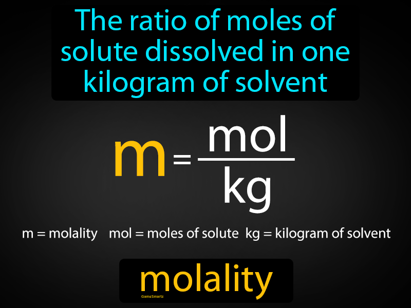 Molality Definition