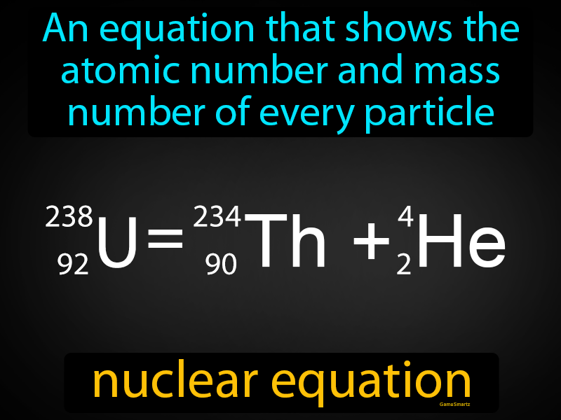 Nuclear Equation Definition