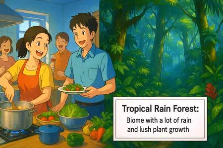 tropical rain forest Simple Definition