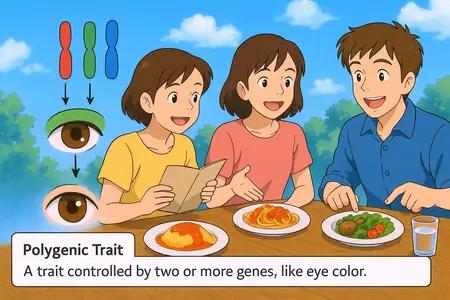 polygenic trait Simple Definition