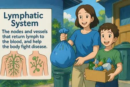 lymphatic system Simple Definition