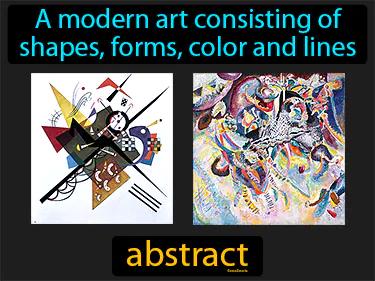 abstract Simple Definition
