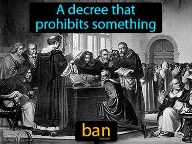 ban Simple Definition