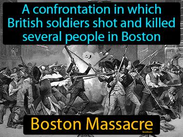 Boston Massacre Simple Definition