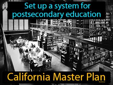 California Master Plan Simple Definition