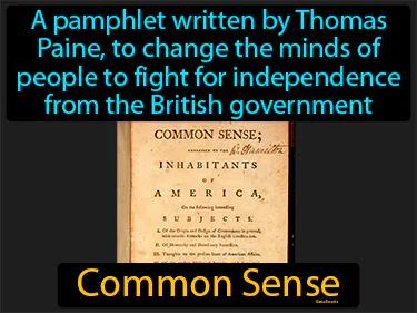 Common Sense Simple Definition