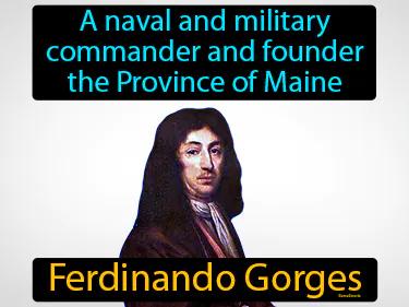 Ferdinando Gorges Simple Definition
