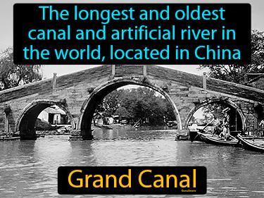 Grand Canal Simple Definition