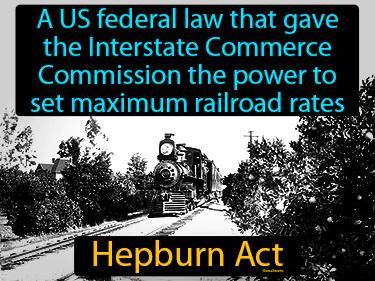 Hepburn Act Simple Definition
