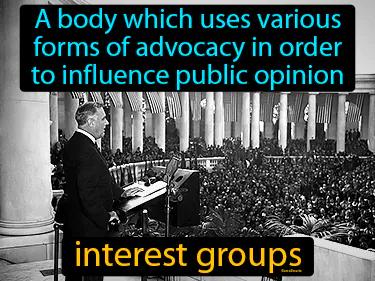 interest groups Simple Definition