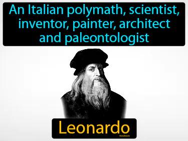 Leonardo Simple Definition
