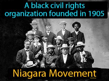 Niagara Movement Simple Definition