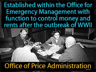 Office of Price Administration Simple Definition