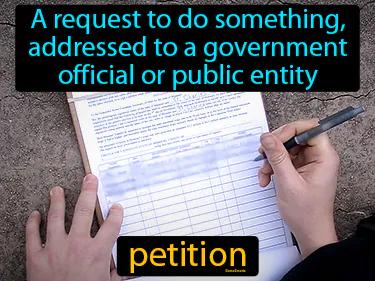 petition Simple Definition