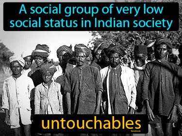 untouchables Simple Definition