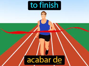 acabar de Simple Definition