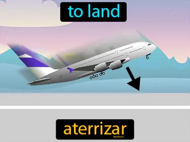 aterrizar Simple Definition