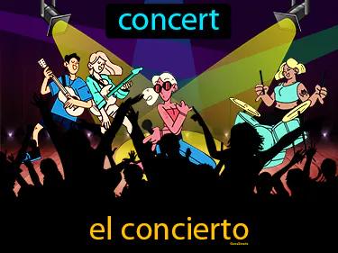 el concierto Simple Definition