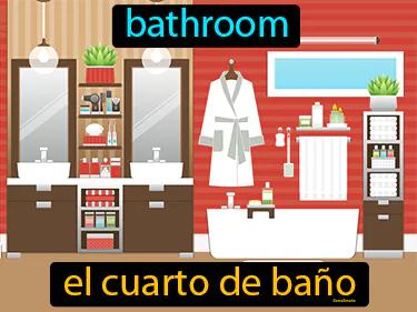 el cuarto de bano Simple Definition