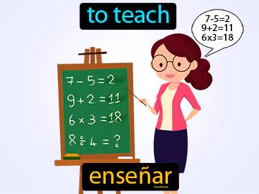 ensenar Simple Definition