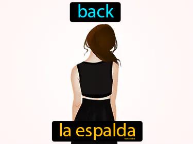 la espalda Simple Definition