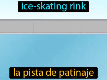 la pista de patinaje Simple Definition