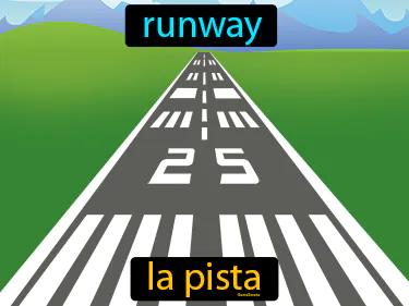 la pista Simple Definition