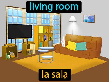 la sala Simple Definition