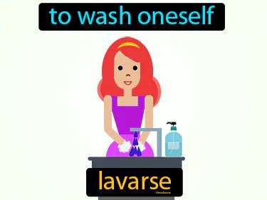 lavarse Simple Definition