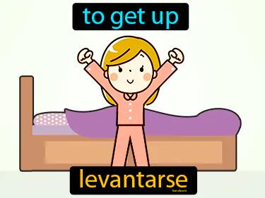 levantarse Simple Definition