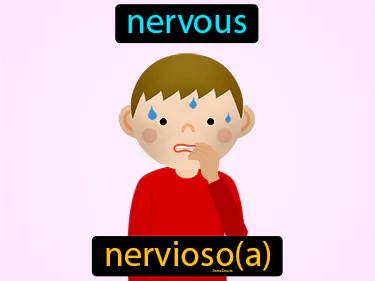 nervioso Simple Definition