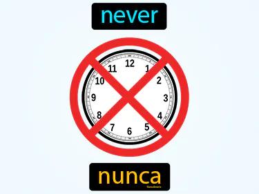 nunca Simple Definition