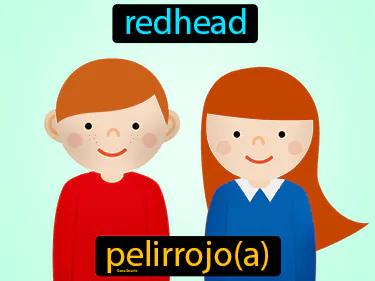 pelirrojo Simple Definition