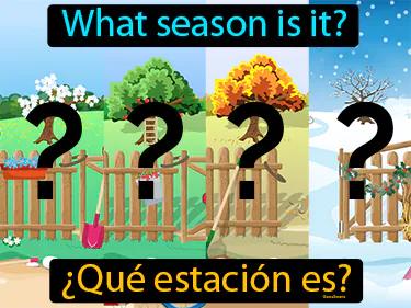 que estacion es Simple Definition