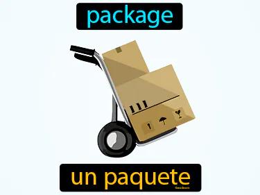 un paquete Simple Definition