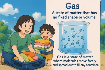 States of Matter, Solids, Liquids and Gasses