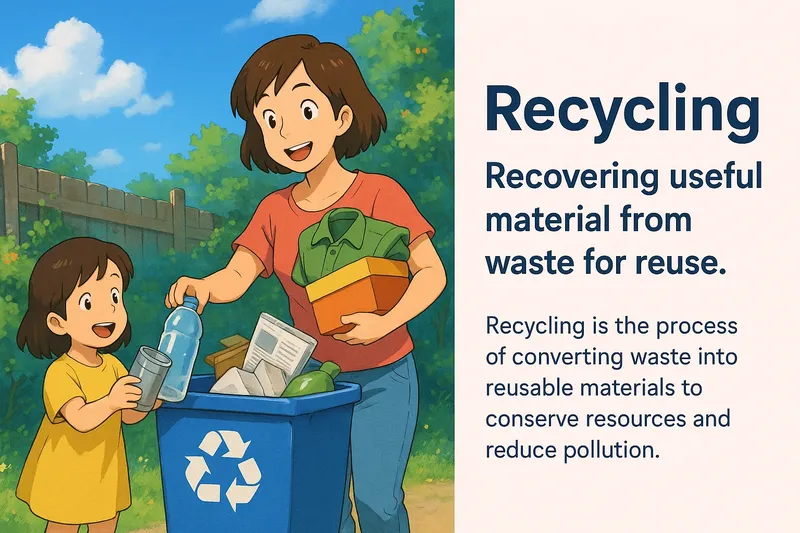 What is Recycling? - Easy to Understand What is Recycling? - Easy to Understand