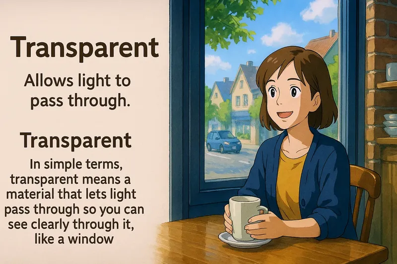What is Transparency? - Easy to Understand What is Transparency? - Easy to Understand
